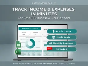 Easy Bookkeeping Template | Income & Expense Tracker