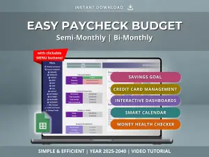 Budget by Paycheck Financial Planner